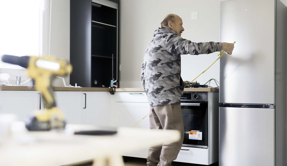 Encore quelques finitions et la cuisine sera prête