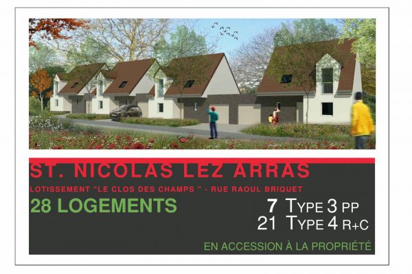 Maison à étage 3 chambres ST-NICOLAS – Lot n° 20